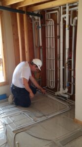 Efficient retrofit underfloor heating for home upgrades