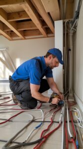 Routine underfloor heating maintenance to prevent issues