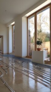 Professional underfloor heating installation in Plymouth homes