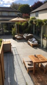 Patio underfloor heating installed for outdoor comfort